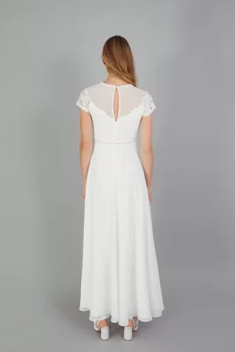 Monsoon Angela lace bridal maxi dress ivory