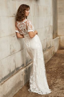 Phase Eight Poppy Lace Embroidered Wedding Dress Ivory