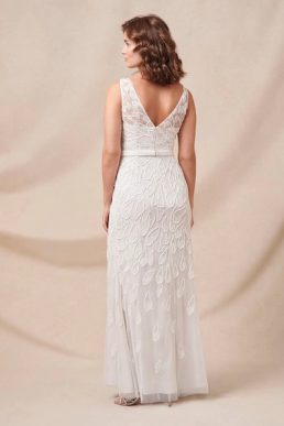 Phase Eight Ottilie Beaded Maxi Wedding Dress Ivory