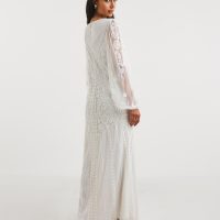 Joanna hope beaded best sale tiered boho dress