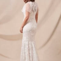 Phase Eight Delilah Mesh Embroidered Maxi Dress, Ivory