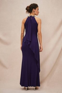 Phase Eight Harmony Jersey Embellished Maxi Dress Purple