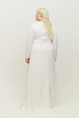 Reformation Gatsby Sleeve Maxi Dress Es Ivory