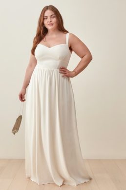 Reformation Hollyhock Bridal Dress ES Ivory