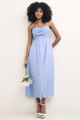 Nobody's Child Blue Bridesmaid Rue Midaxi Dress