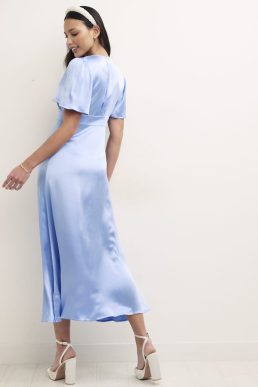 Nobody's Child Blue Bridesmaids Erin Midaxi Dress