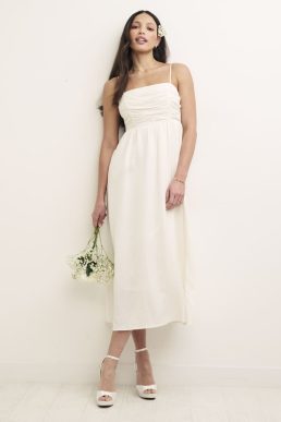 Nobody's Child Ivory Bridesmaid Rue Midaxi Dress