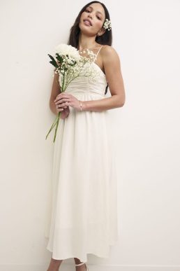 Nobody's Child Ivory Bridesmaid Rue Midaxi Dress