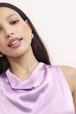 Nobody's Child Lilac Frances Midaxi Bridesmaid Dress