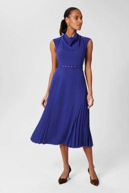 Hobbs Sierra dress Cobalt Blue