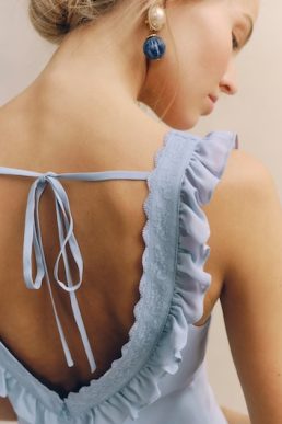 Reformation Purdie Dress Mineral Blue