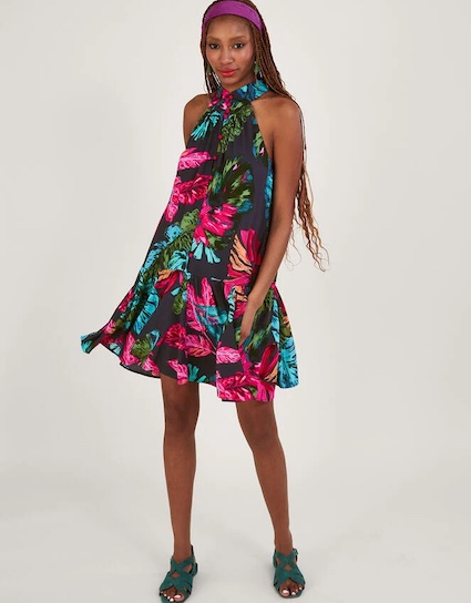 Monsoon halter neck dress online