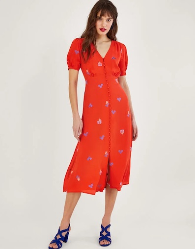 Monsoon deals orange dress
