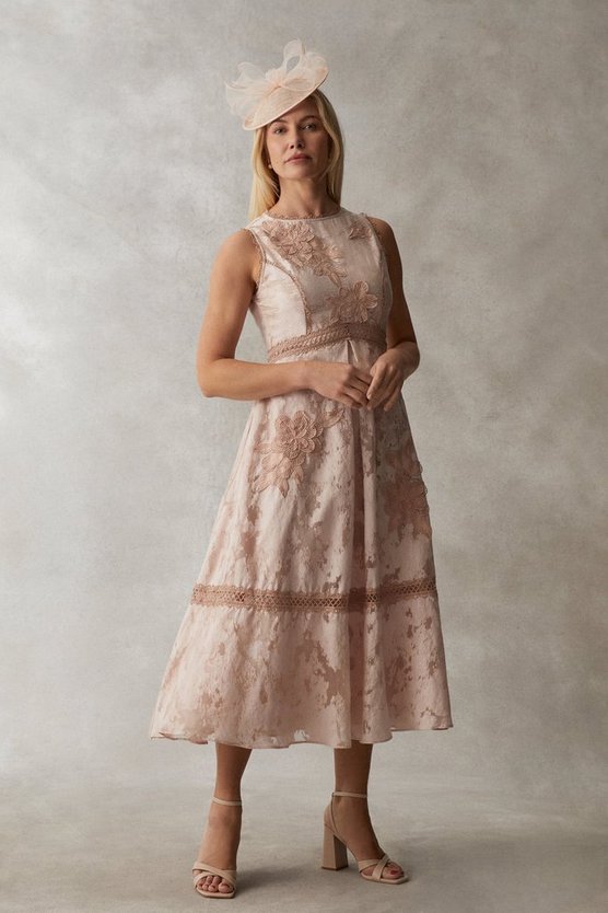 light pink bridal gown