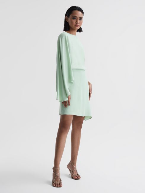 Reiss sage green dress cheap