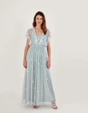 Monsoon Sophie embroidered maxi bridesmaid