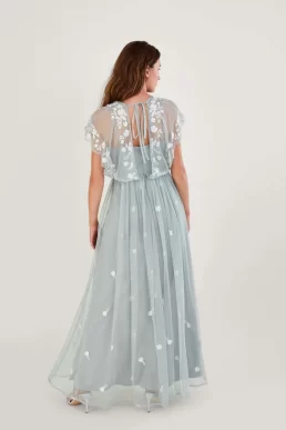 Monsoon Sophie embroidered maxi bridesmaid