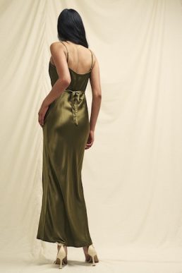 Nobody’s Child Olive Green Bridesmaid Trixie Midaxi Dress