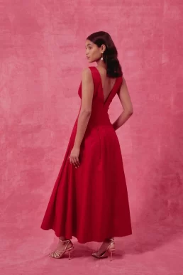 Hervanr Renee Maxi Dress Red