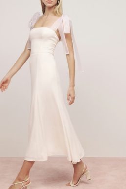 Reformation Kairo Dress Ivory