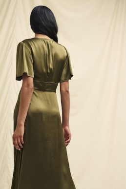 Nobody’s Child Olive Green Bridesmaid Trixie Midaxi Dress