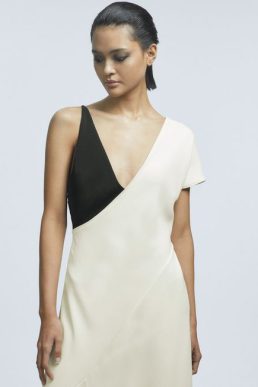Reiss Frieda Atelier Colourblock Midi Dress Black WhiteReiss Frieda Atelier Colourblock Midi Dress Black White