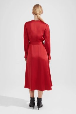 Hobbs Arlette Dress Red