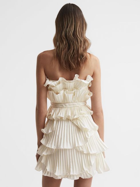 Shona joy on sale ruffle mini dress