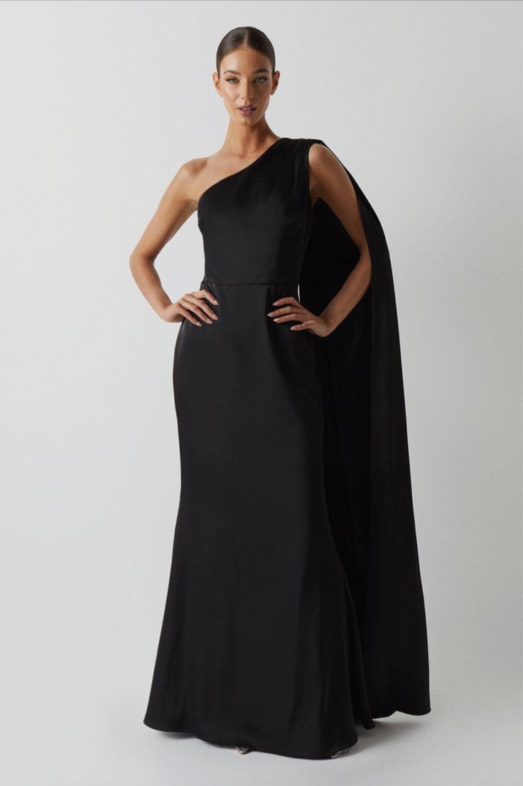Drape Shoulder Detail Bridesmaids Dress, £119