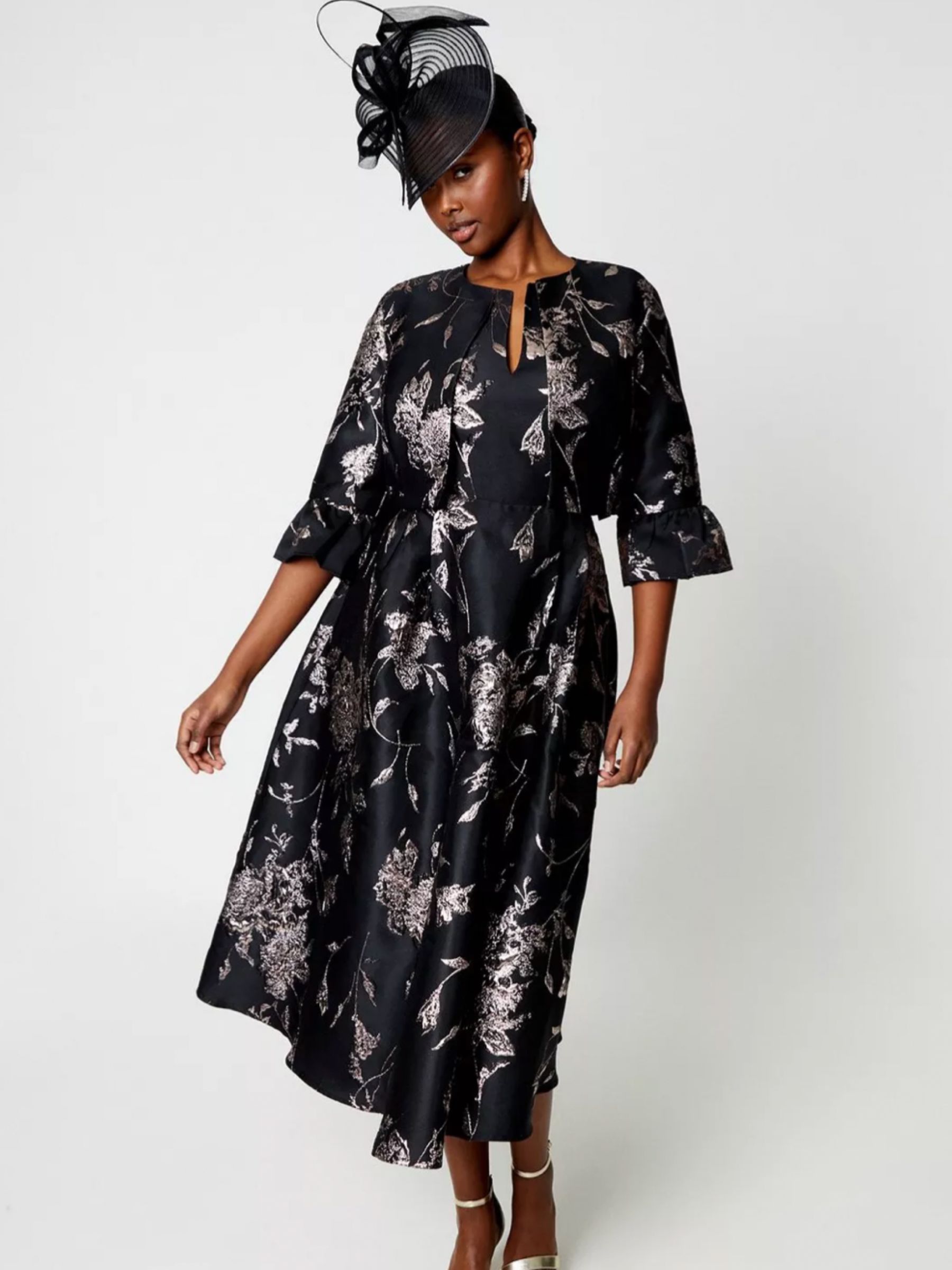 Jacquard Jacket With Flare Cuff £76