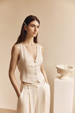Ghost becky dress ivory clearance
