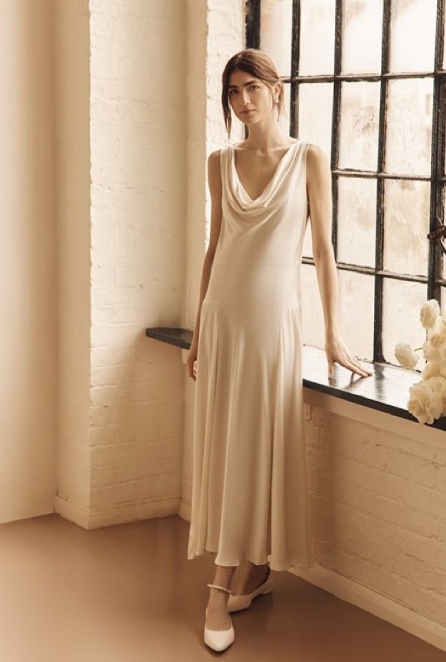 Evelyn Satin Maxi Dress, £179