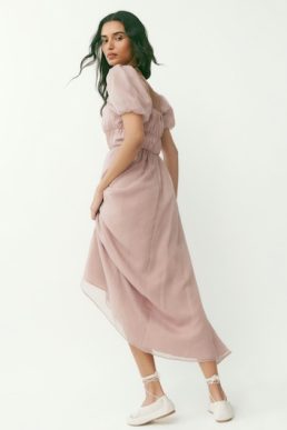 Reformation Mayme Dress Light Pink blush