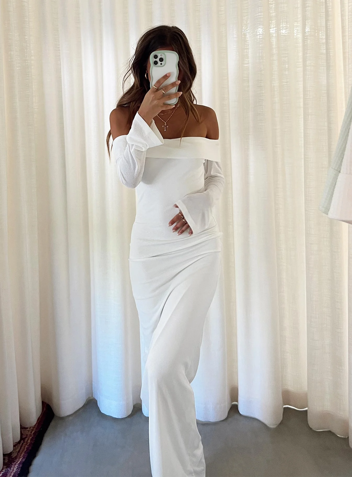 MAIDA MAXI DRESS WHITE