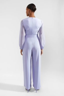 Hobbs Vivian Wide Leg Jumpsuit Blue Skies Lilac