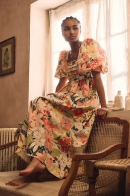 Nobody's Child Pastel Floral Nova Smock Midi Dress Pastel Floral