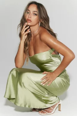 Princess Polly Haley Maxi Dress Green