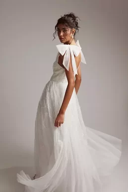 Asos edition cape sleeve wedding jumpsuit in satin online
