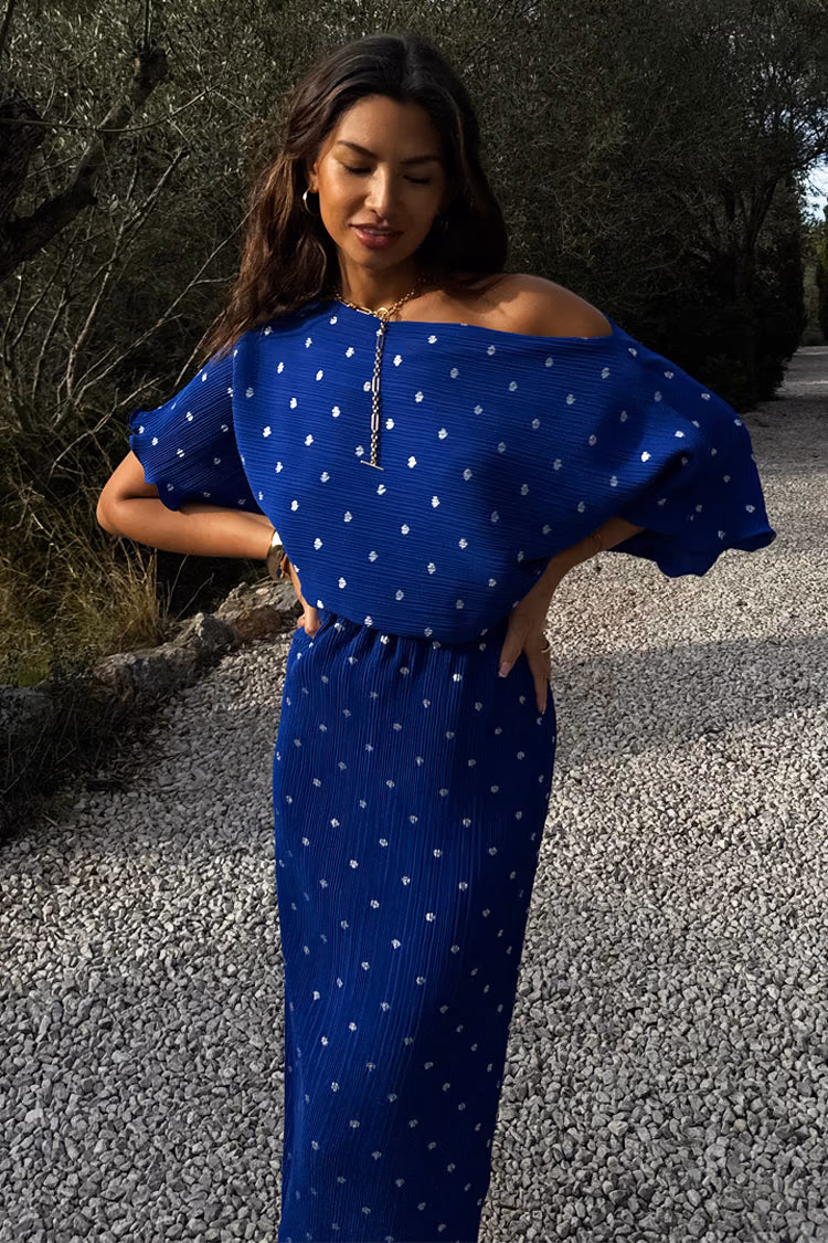 Never Fully Dressed Pink Tilly Dress blue