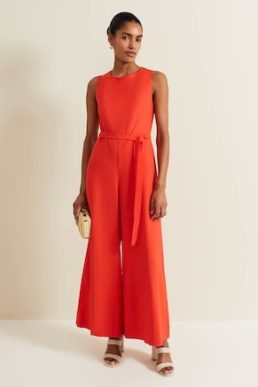 Phase Eight Marta Jumpsuit Red