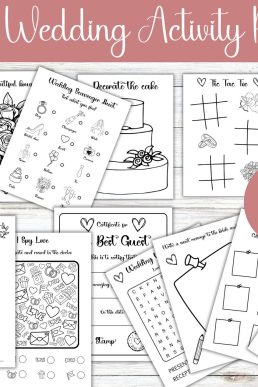 Kids Wedding Activity Pack, Kids Wedding Games, Wedding