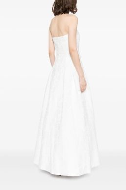 Sachin & Babi Belle embroidered-design dress Ivory