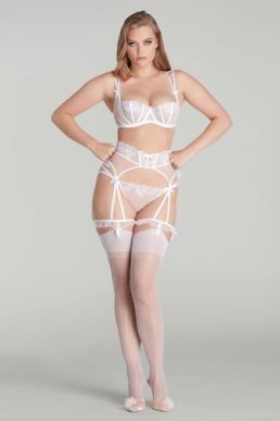 Agent Provocateur Rosia Suspender White