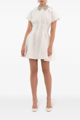 Rebecca Vallance Esther mini dress Ivory