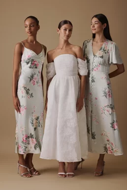 Nobody's Child White Off The Shoulder Midi Verna Bridal Dress