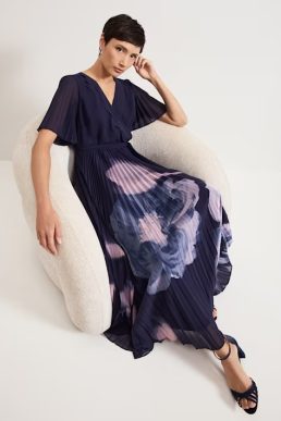 Phase Eight Abigail Maxi Dress Navy Multi