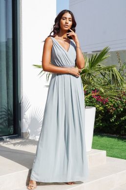 TFNC Kily Sage Green Maxi Bridesmaid Dress