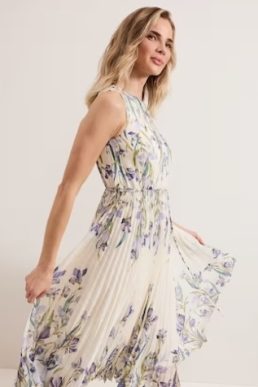 Phase Eight Georgiana Dress Ivory Multi