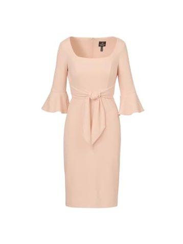 Adrianna Papell Women's Bell Sleeve Tie Front Dress, Joyful Blush - Image 2