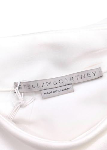 Stella McCartney Pre-Loved White Falabella One-Shoulder Satin Gown - Image 6